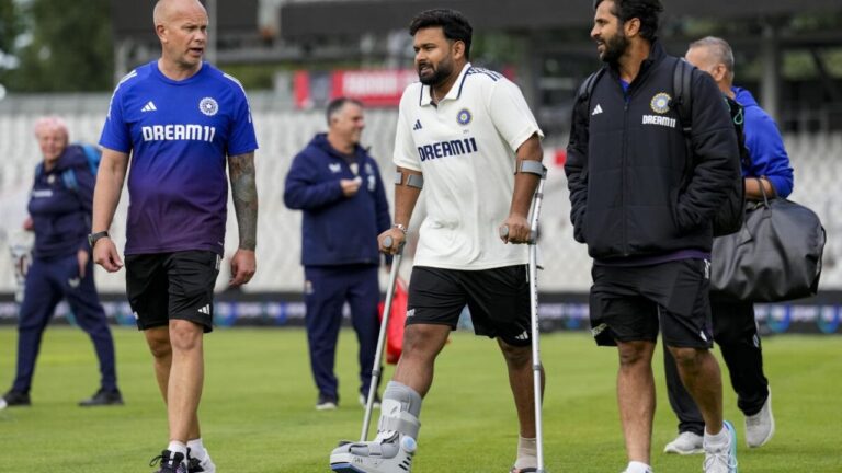 IND vs ENG: चोट के कारण पांचवें टेस्ट से बाहर हुए ऋषभ पंत, टीम इंडिया को मिला नया चहरा