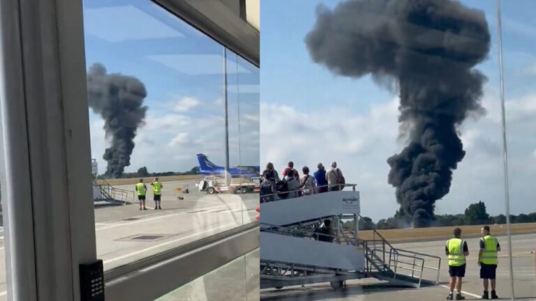 Plane Crash: लंदन साउथेंड एयरपोर्ट पर मेडिकल जेट क्रैश, उड़ान भरते ही लगी आग- देखें VIDEO