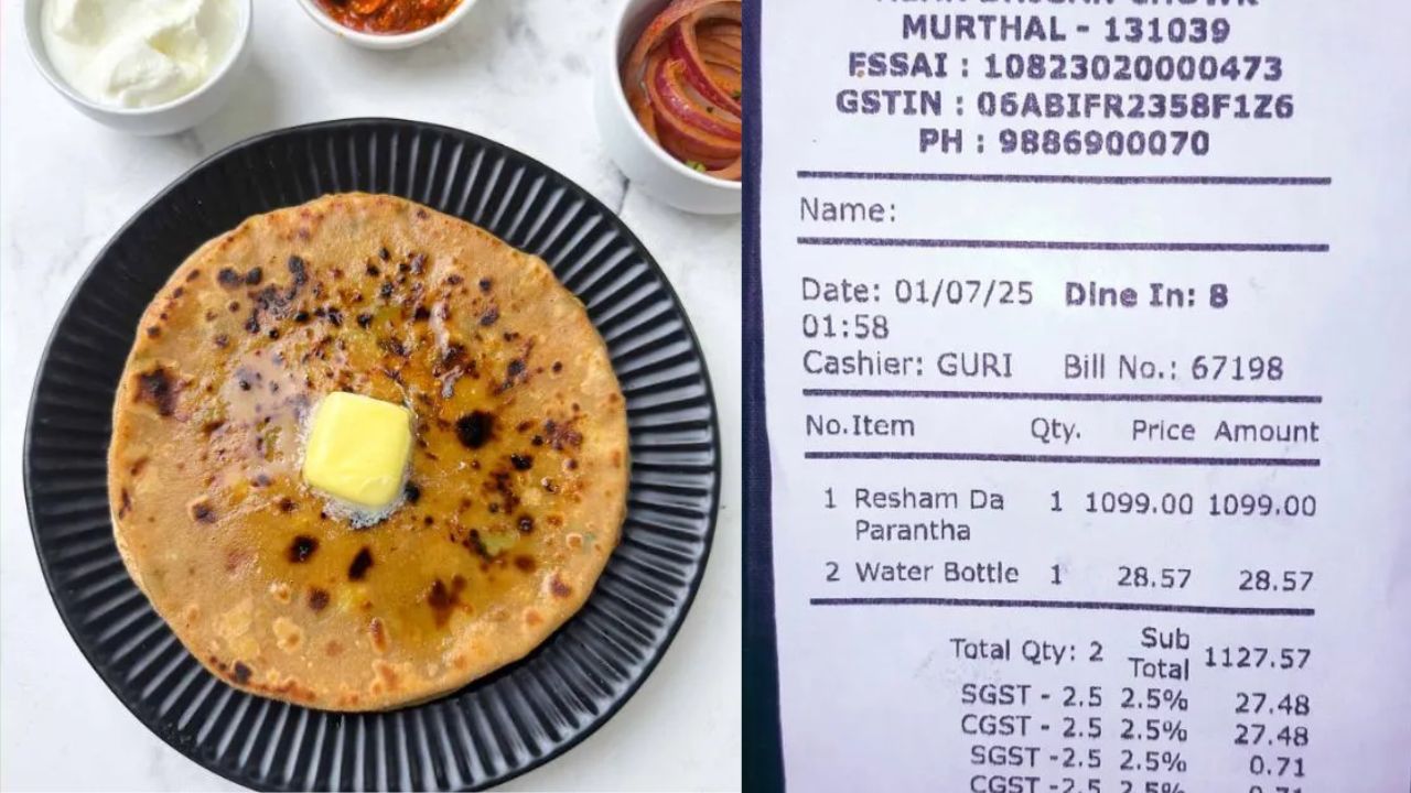 Viral News: मुरथल का पराठा बना सोशल मीडिया सेंसेशन, बिल ने भूख के साथ होश भी उड़ाए!