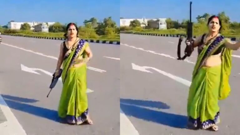 Viral Video: कन्नौज में महिला ने हाईवे पर हथियार लहराते हुए बनाई रील, सोशल मीडिया पर मचा हड़कंप