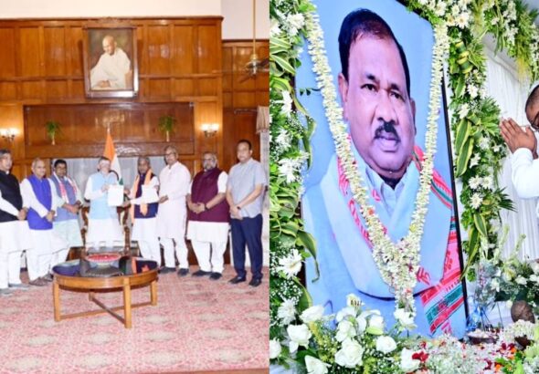RIMS-2 Jharkhand Top News of 29 August: झारखंड के पूर्व विधायक और राज्य के शिक्षा मंत्री स्वर्गीय रामदास सोरेन के श्राद्धकर्म के लिए उनके टेल्को स्थित आवास पर नेता पहुंचे।