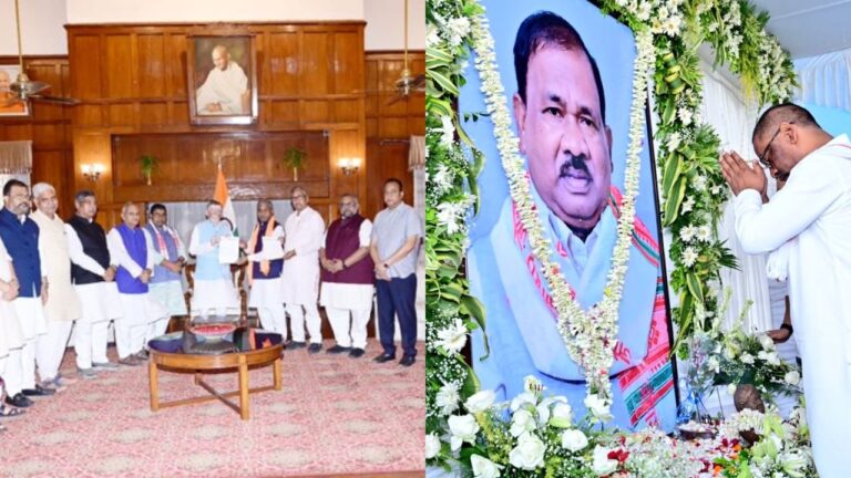 RIMS-2 Jharkhand Top News of 29 August: झारखंड के पूर्व विधायक और राज्य के शिक्षा मंत्री स्वर्गीय रामदास सोरेन के श्राद्धकर्म के लिए उनके टेल्को स्थित आवास पर नेता पहुंचे।