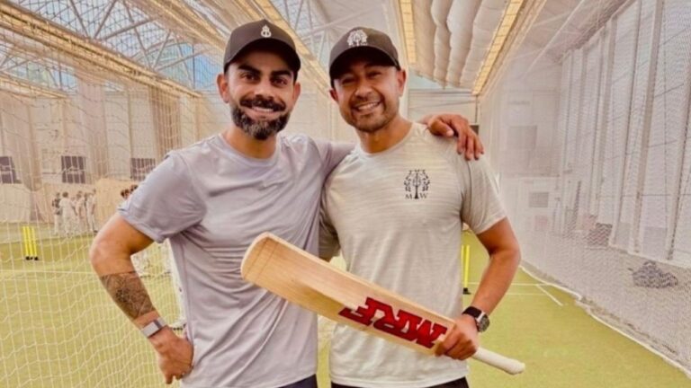 Virat Kohli के पोस्ट ने किया फैंस को हैरान, बल्ला थामे इस शख्स को कहा- शुक्रिया भाई, जानें कौन है ये दिग्गज